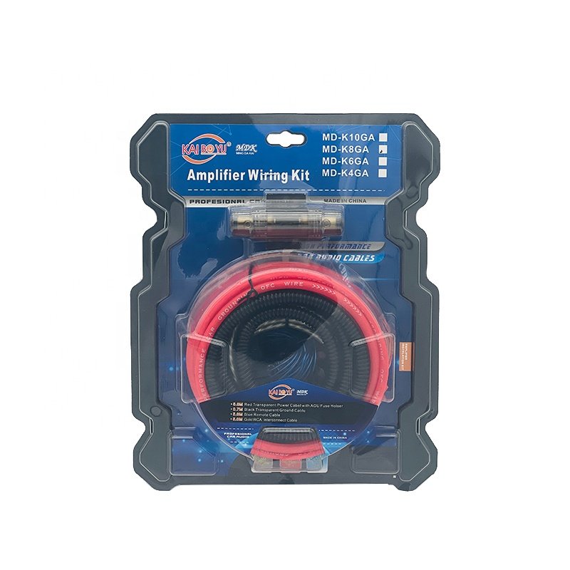 Good Quality 6/8/10GA Auto Subwoofer Amp Wire Kit Flexible Car Audio Cable Amplifier Wiring Kits
