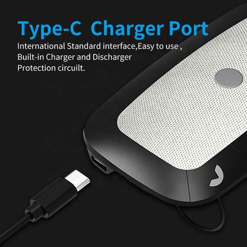 Wireless Audio Receiver Speakerphone Sun Visor Voice Mp3 Player Car Audio Handsfree Car Kit