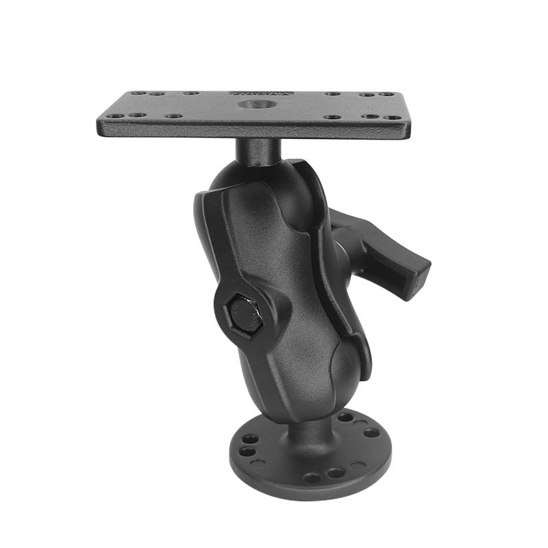 VIN Mounts Aluminum 1.5" Ball Fish Finder Mount For Hummingbird Helix 5,7, Etc., C Size Universal Marine Electronics Mount