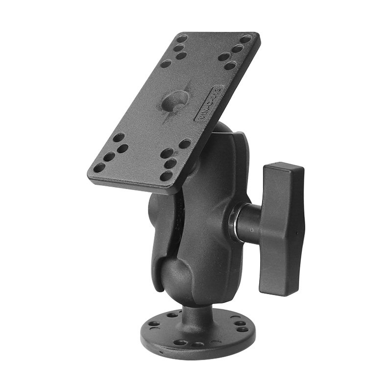 VIN Mounts Aluminum 1.5" Ball Fish Finder Mount For Hummingbird Helix 5,7, Etc., C Size Universal Marine Electronics Mount