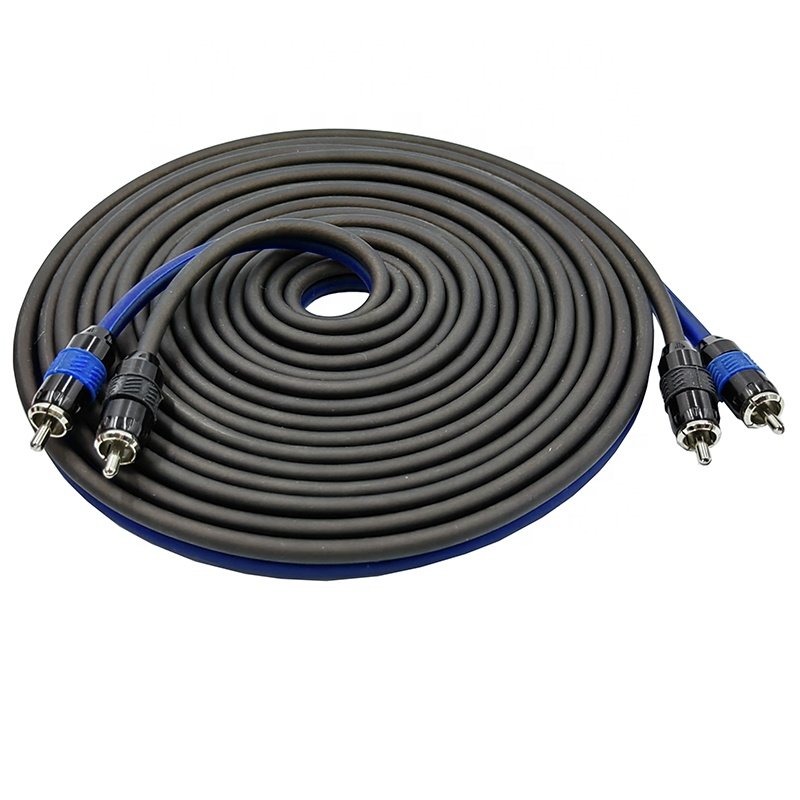 Best Selling Car Amplifier Audio Cable Rca Cables Male to Male Plug