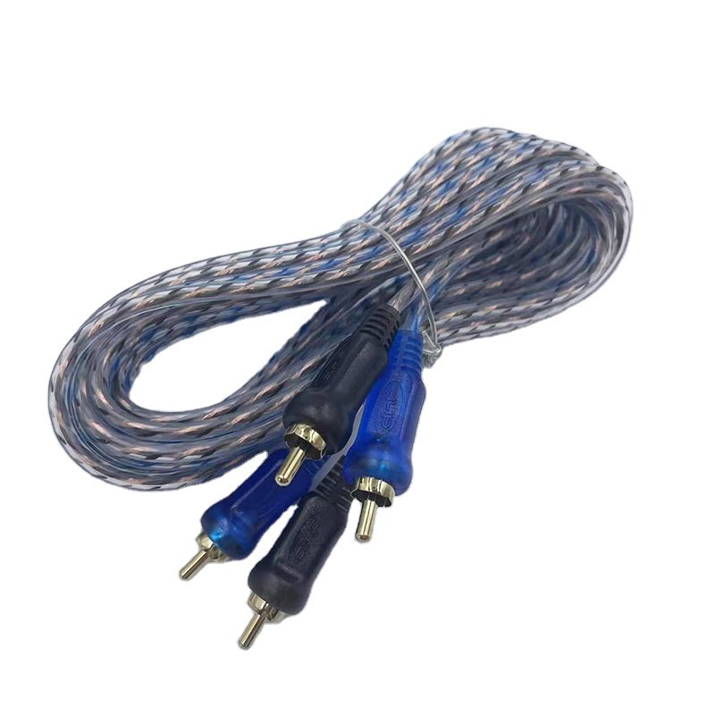 Best Selling Car Amplifier Audio Cable Rca Cables Male to Male Plug