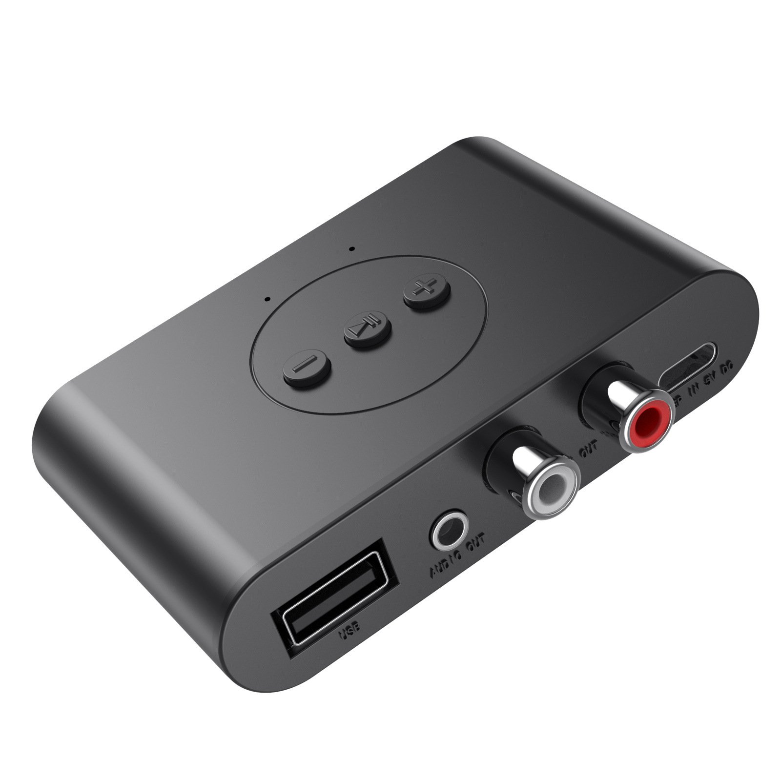 RCA Bluetooth Receiver 3.5AUX Car Bluetooth Stick USB Bluetooth Adapter Supports Speaker Amplifier USB Disk 5.0