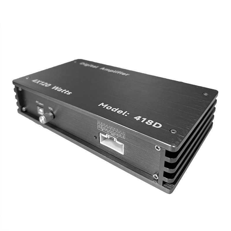 Customized 120Wx4 Car Audio Amplifier DSP Full Frequency High Power Android Car Power Amplifier
