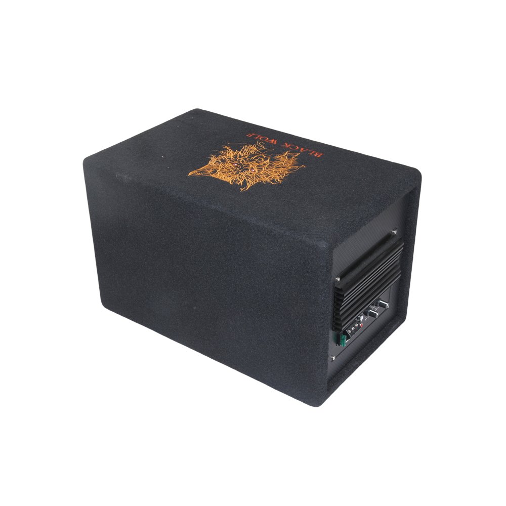 High Sound Quality 10 Inch Car Subwoofers Active Bass Speaker With Aluminium Frame DC 12V Amplifier for Car Audio Systems