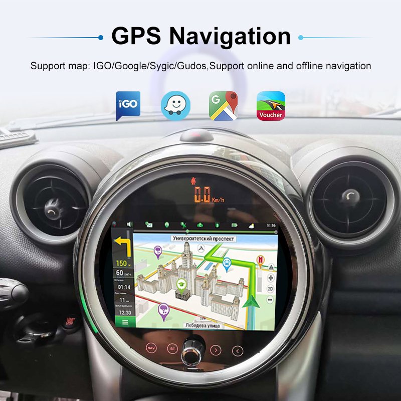 9 Inch IPS Touch Android Screen Multimedia Car Radio for BMW Mini Cooper 2011-2016 Car Stereo