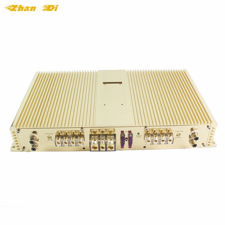 OEM Factory Direct Selling 12V Class AB 4 Channel Amplifier 4-8 Ohm Rms 120W Car Audio Amplifier