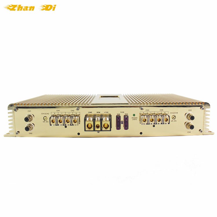 OEM Factory Direct Selling 12V Class AB 4 Channel Amplifier 4-8 Ohm Rms 120W Car Audio Amplifier