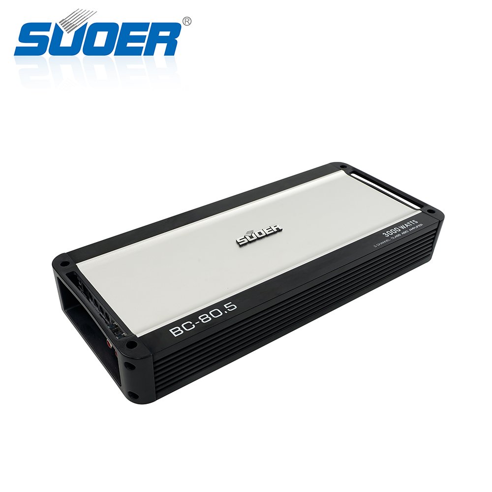 Suoer BC-80.5 12v Amplifier Car 5 Channel Car Amplifier 80 Watts Rms Power Car Audio Power Amplifier