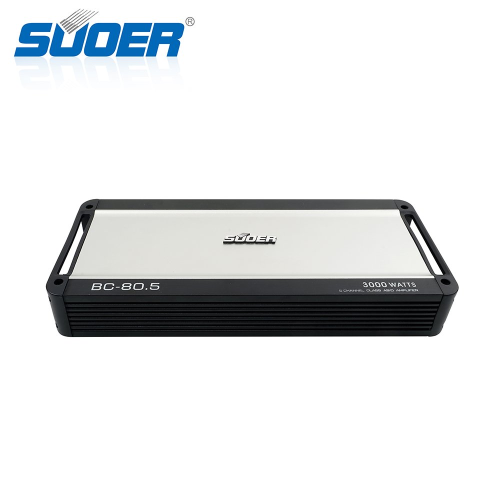 Suoer BC-80.5 12v Amplifier Car 5 Channel Car Amplifier 80 Watts Rms Power Car Audio Power Amplifier