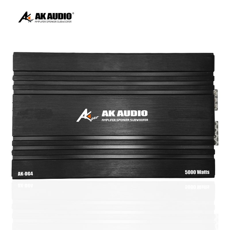 AK-DG4 Professional 1 CH Class D Mono Block 4000W RMS Car Amplifier Range High Power Mono Audio Amplifier,one Channel Amplifier