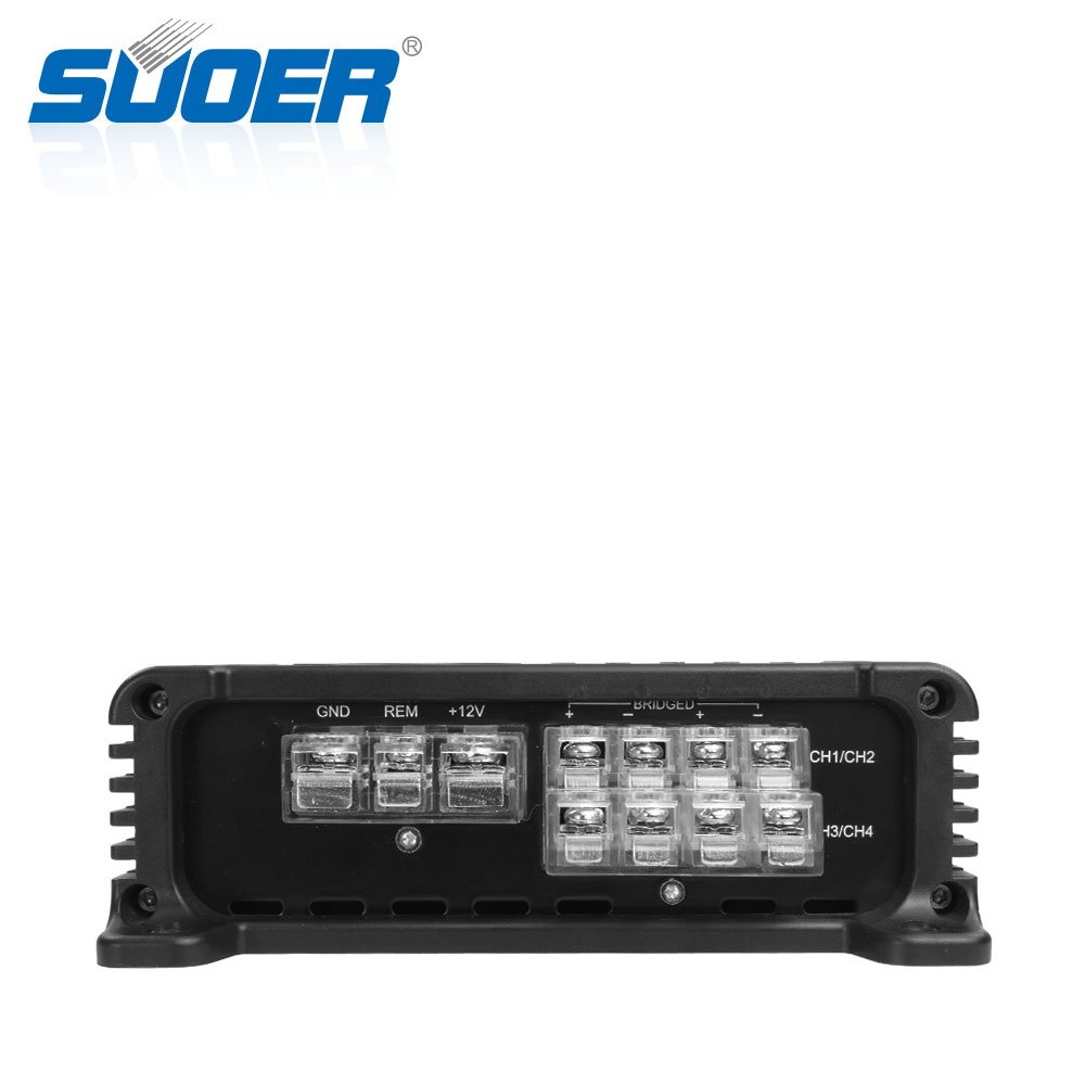 Suoer CK-50.4 Low Weight 4 Channel Car Power Amplifier 50 Watts*4 Class ab Good Price Amplifier
