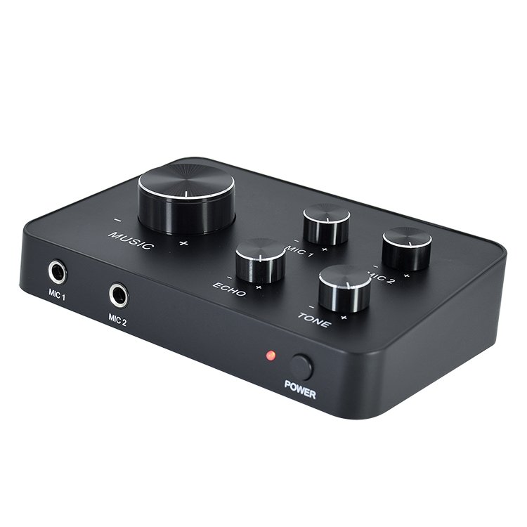 Wireless Microphone Karaoke Mixer System Dual Handheld Mic Karaoke Recording and Gaming For Smart TV, Karaoke Sing, Party, DJ