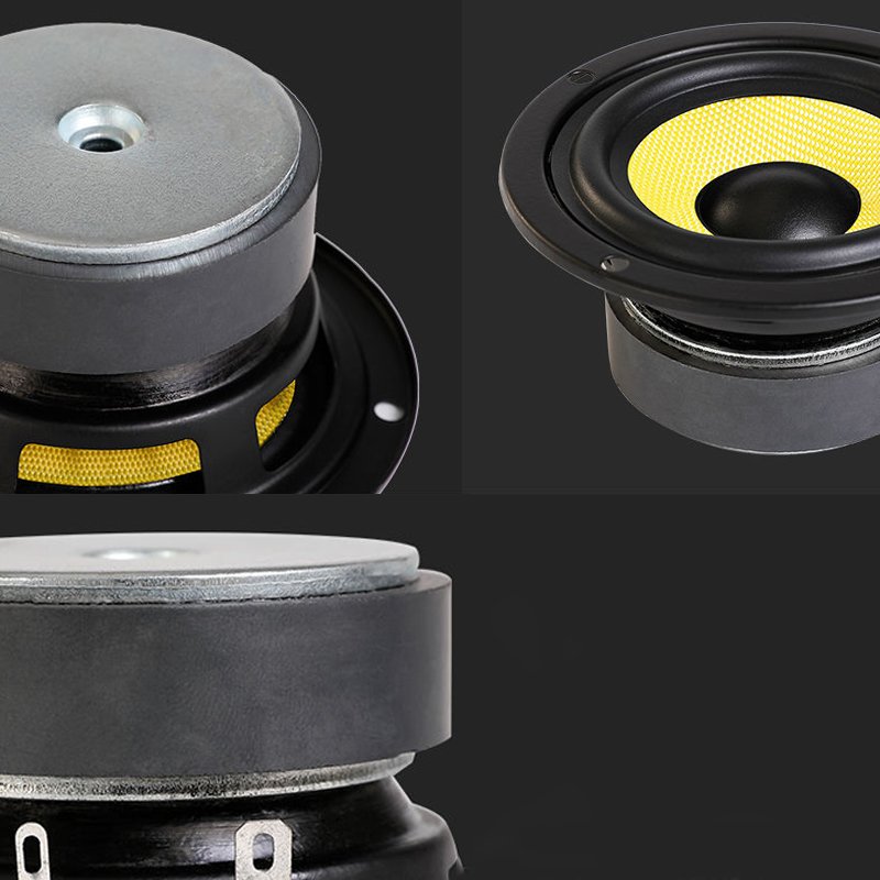 3-inch Mid-woofer Speaker Unit 30-80W Home Audio High-power Car Heavy Bass Lossless Subwoofer Music Sound Amplifier Speaker