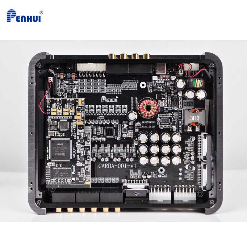 768W 12-channel Universal Car DSP Amplifier AB Class for Audio Upgrading Optical Input