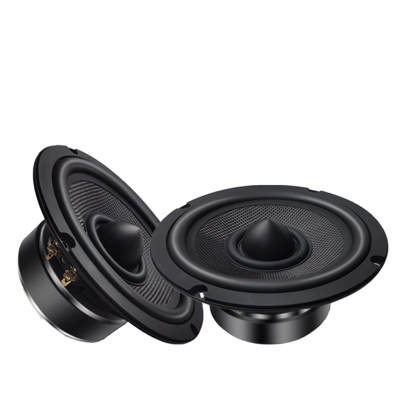 New product ideas dual Low frequency 6.5 inch 6 euro 50/80W carbon fiber subwoofer subwoofer car speaker speaker