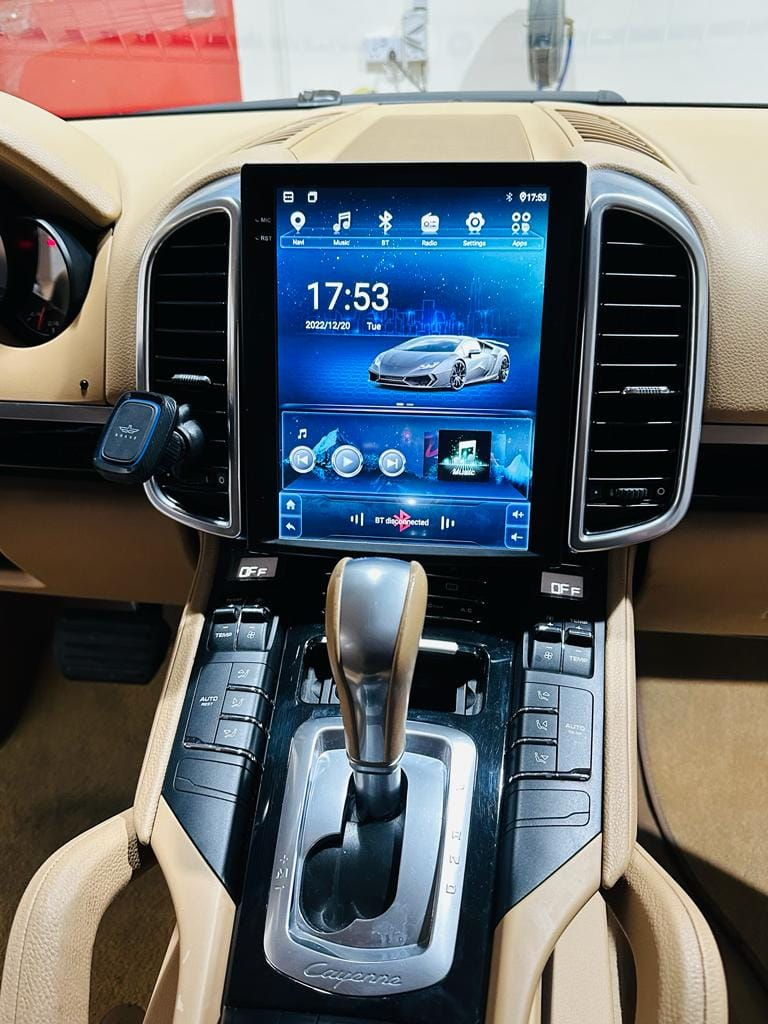 Android 12 for Cayenne 2011-2017 PCM3.1/PCM4.0 8 Core Car DVD Video Carplay Supports Original Car Amplifier