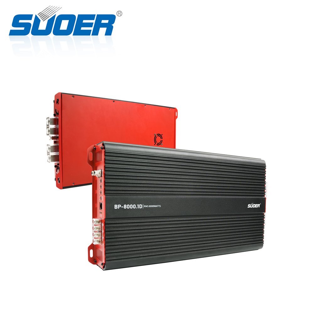 Suoer BP-8000 peak Power 24000W Monoblock Big Power Rms 8000 Watts Car Amplifier Professional