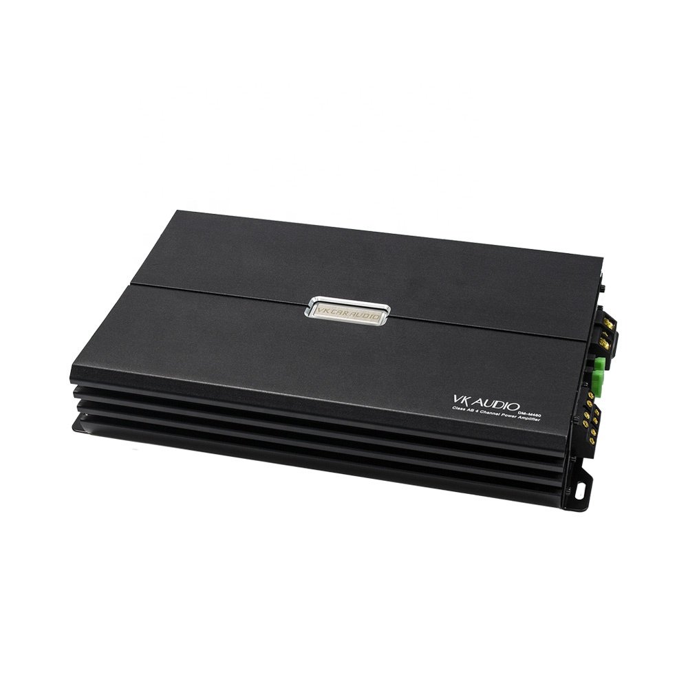 VK High-Performance 12V 4-Channel Car Amplifier Class AB Car Amplifier Monoblock Korean Amplifier Car Audio