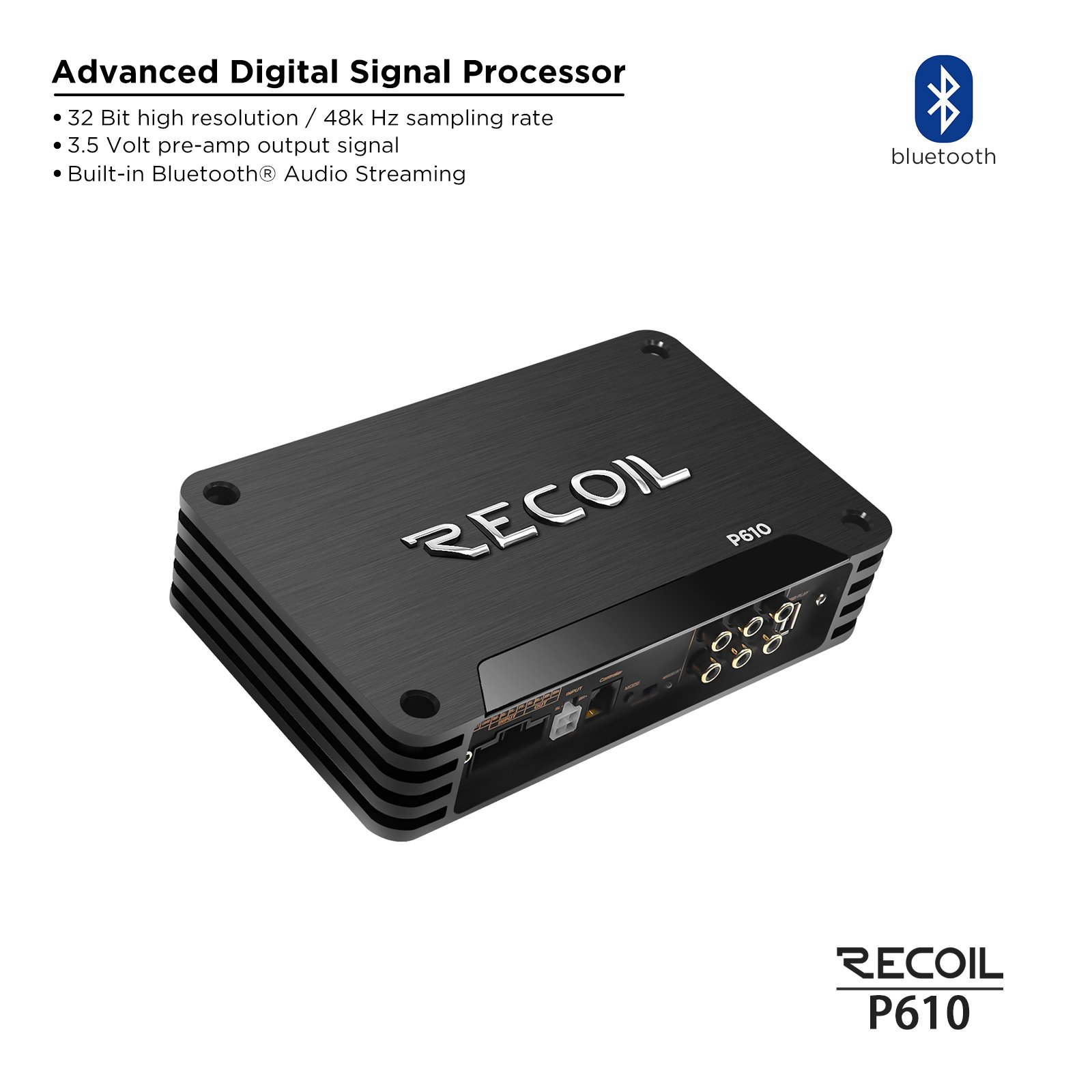 DSP Amplifier P610 Raises the bar to a New Level, and Not Just in Terms of Sound Quality.