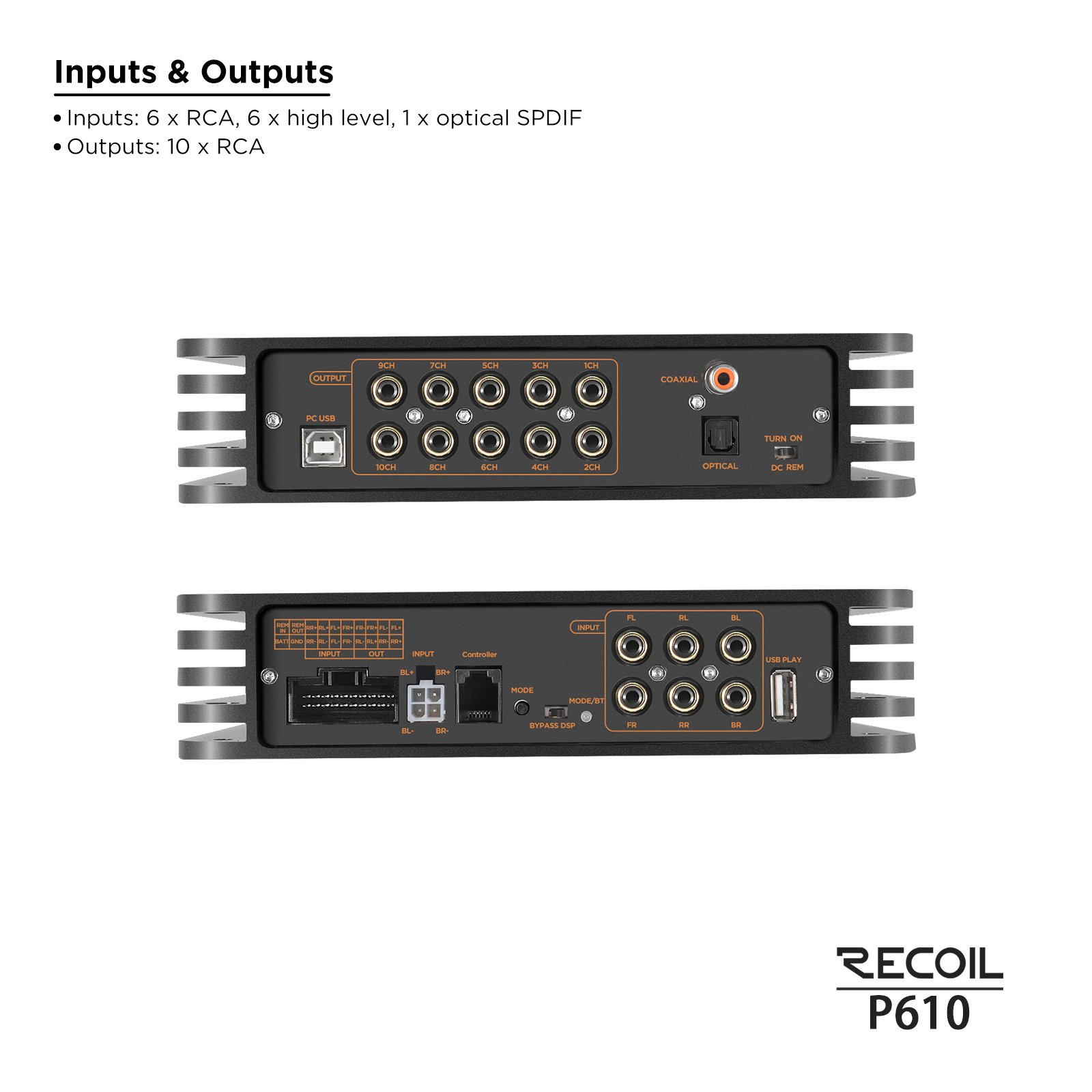 DSP Amplifier P610 Raises the bar to a New Level, and Not Just in Terms of Sound Quality.