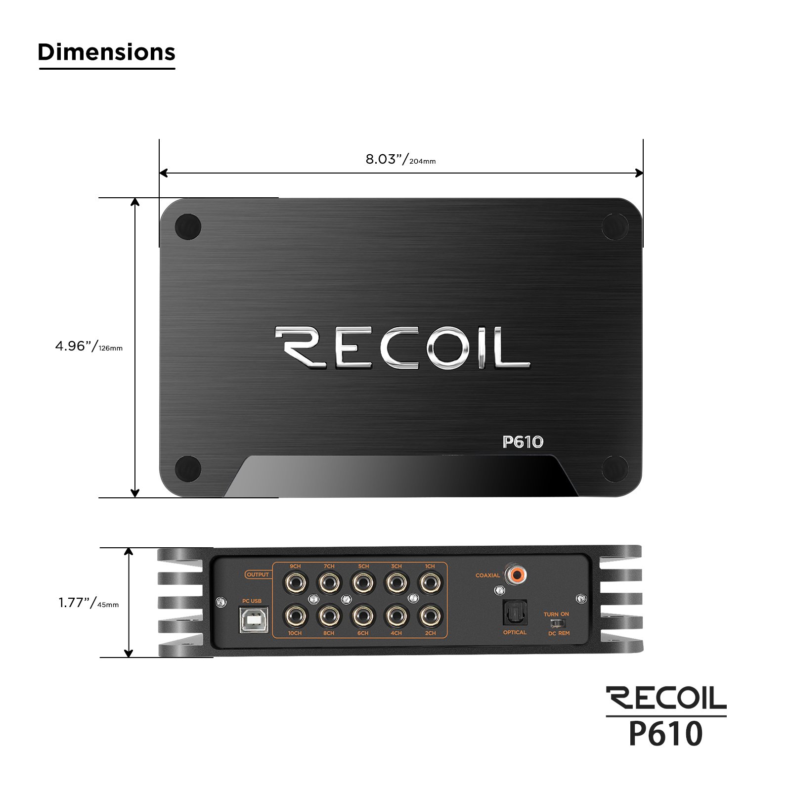 DSP Amplifier P610 Raises the bar to a New Level, and Not Just in Terms of Sound Quality.