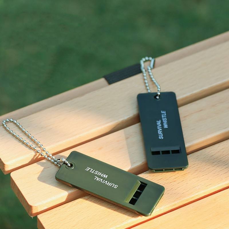3-Frequency Whistle High Decibel Survival Portable Outdoor Multiple Audio Whistle Camping Emergency Hiking Accessories Edc Tool