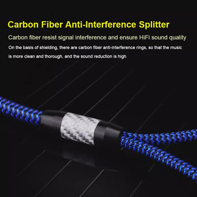 G2 3.5 mm to 2 RCA Audio Cable HiFi Y Splitter Stereo Audio Cable for Audiophile Connect Phone MP3 CD PC to Amplifier
