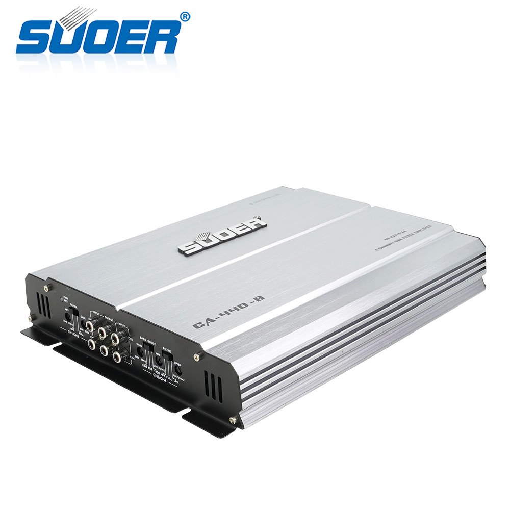 Suoer CA-440-B Audio Amplifier Car Music Power Mini Car Amplifier Trancformer Amp