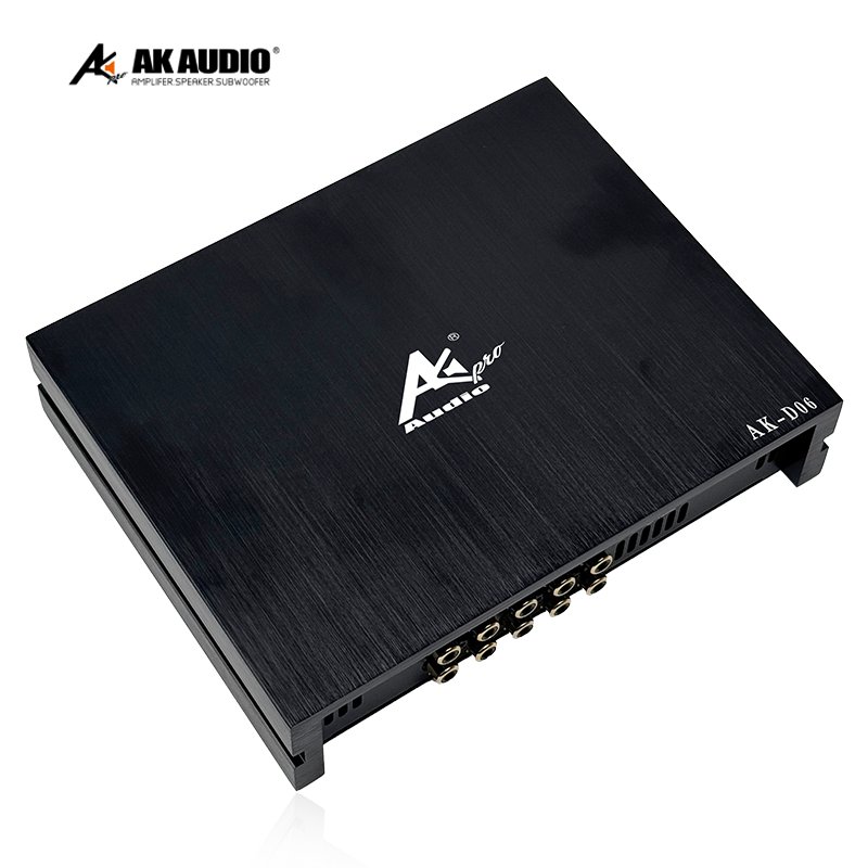 AK-D06 High Power DSP Car Amplifier Mono Block DSP Auto Amplifier New Design 4/6 Channels 4*100W for Subwoofer