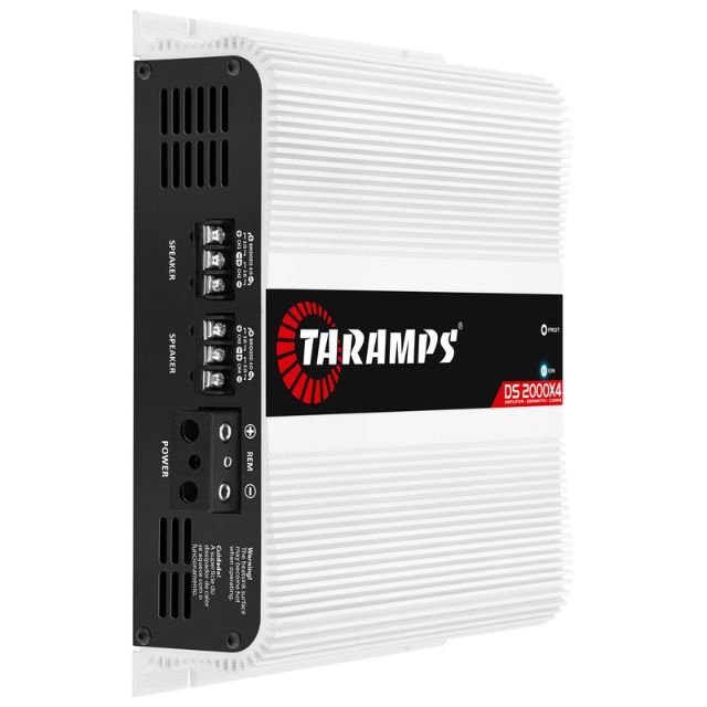 Taramps DS 2000x4 2 Ohms Amplifier 2000 Watts RMS 4 Channel 500x4 Watts RMS Digital Crossover HPF LPF Bridgedable Car Audio Sy