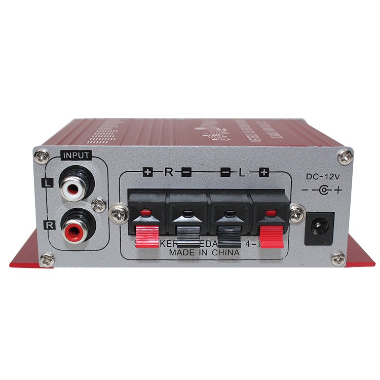 High Quality HiFi Stereo Audio 2.0 Channel Car Stereo Sound Power Amplifier Factory