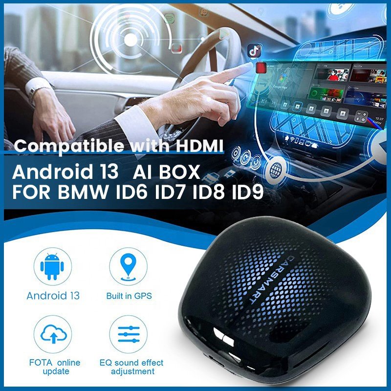 MEKEDE Smart AI Android Box Auto Gps 4g Car Play GPS 8CORE 4G SIM WIIFI for Universal BMW ID6 ID7 ID8 ID9
