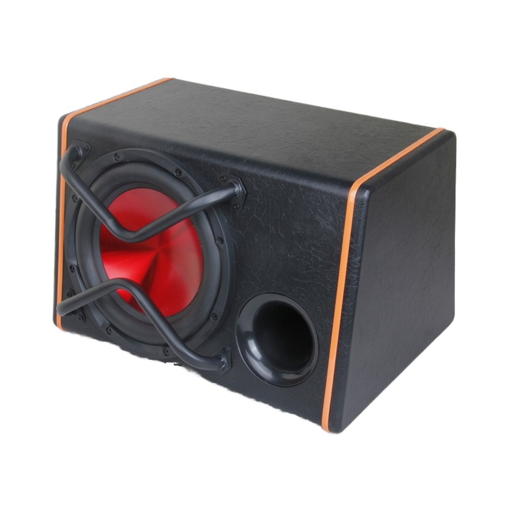 Realistic 10 Inch Car Audio Subwoofers Ultra-Thin Built-In Amplifier DC 12V Car Sound Speakers