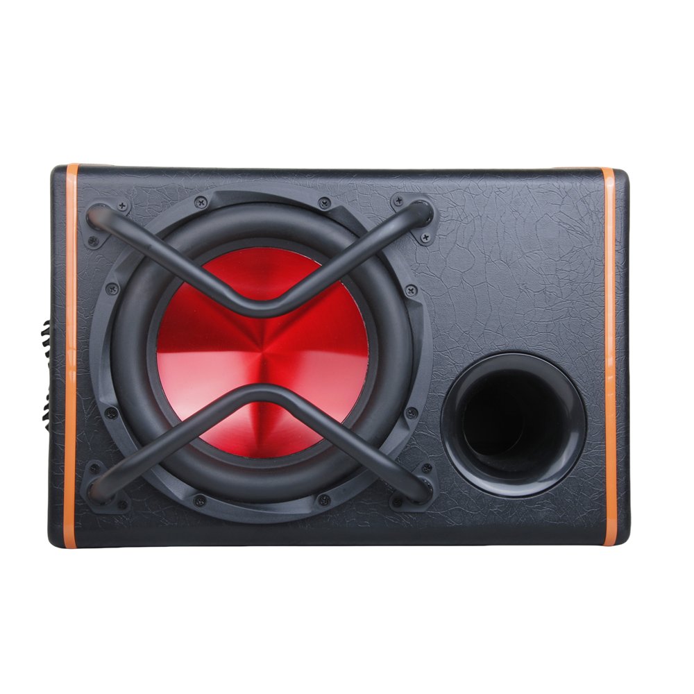 Realistic 10 Inch Car Audio Subwoofers Ultra-Thin Built-In Amplifier DC 12V Car Sound Speakers