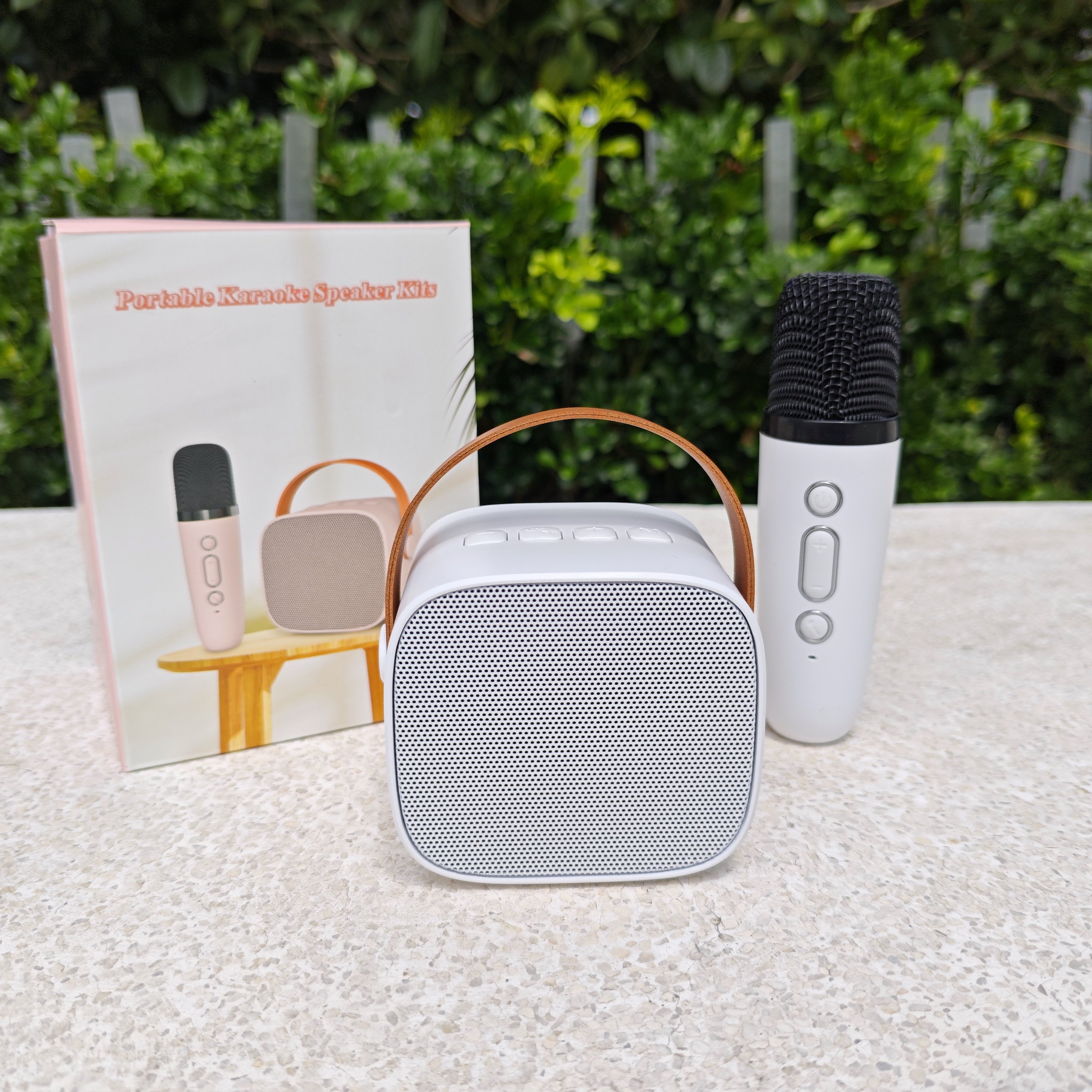 Mini Led Maquina De Wireless Spiker Active Karaoke System Player Speaker Dual Portatil Con Microphone Toy Musical Instruments