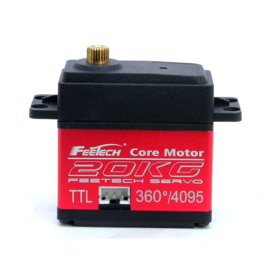 360° Rotation 7.4V 20kg Metal Case Servo with Force Control Feetech HLS3620-C001
