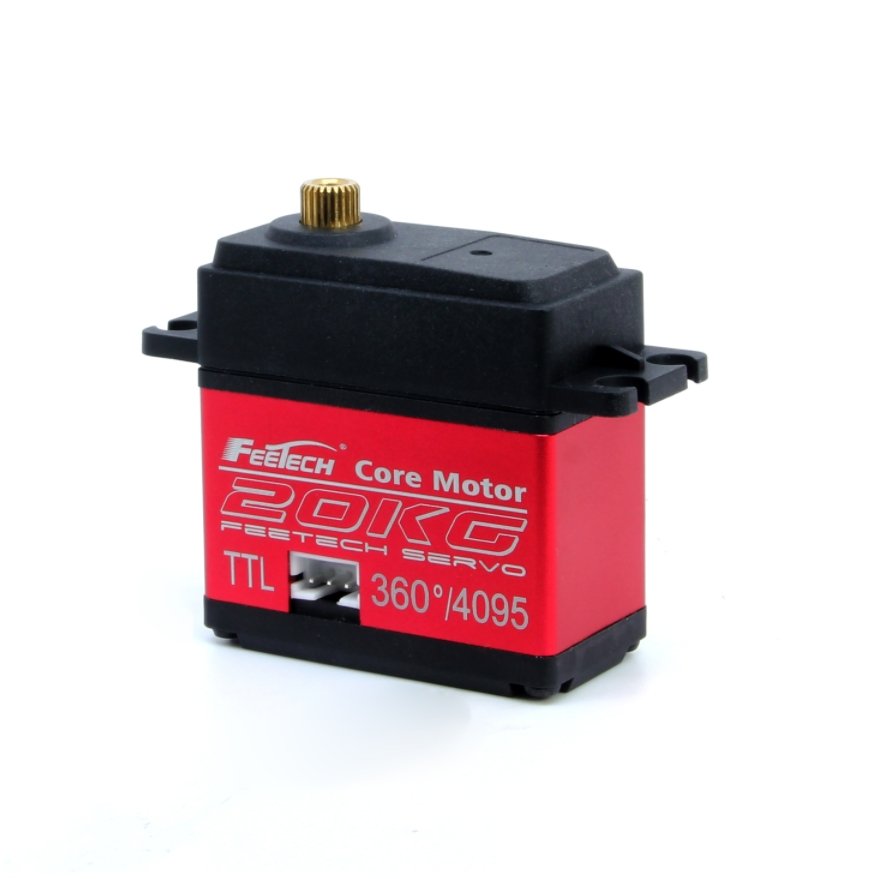360° Rotation 7.4V 20kg Metal Case Servo with Force Control Feetech HLS3620-C001