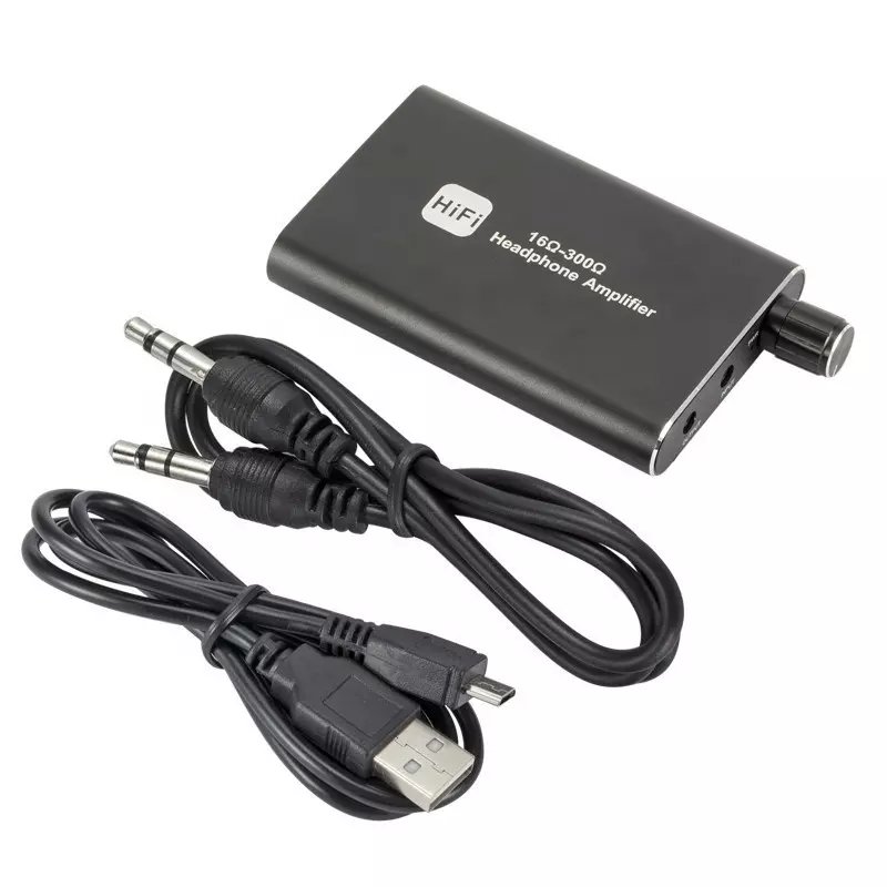 With 3.5MM Stereo Audio Socket Headphone Amplifier