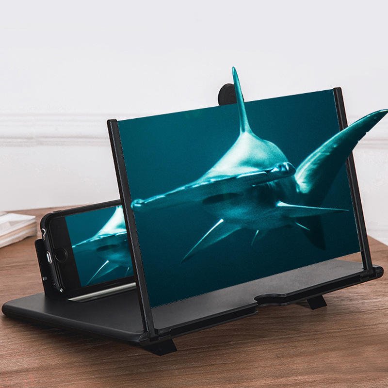 2024 Hot Selling 3d Mobile Phone Screen Magnifier Movie Video Stand Amplifier Desktop Phone Holder 3d Movie Video Stand Wholesal