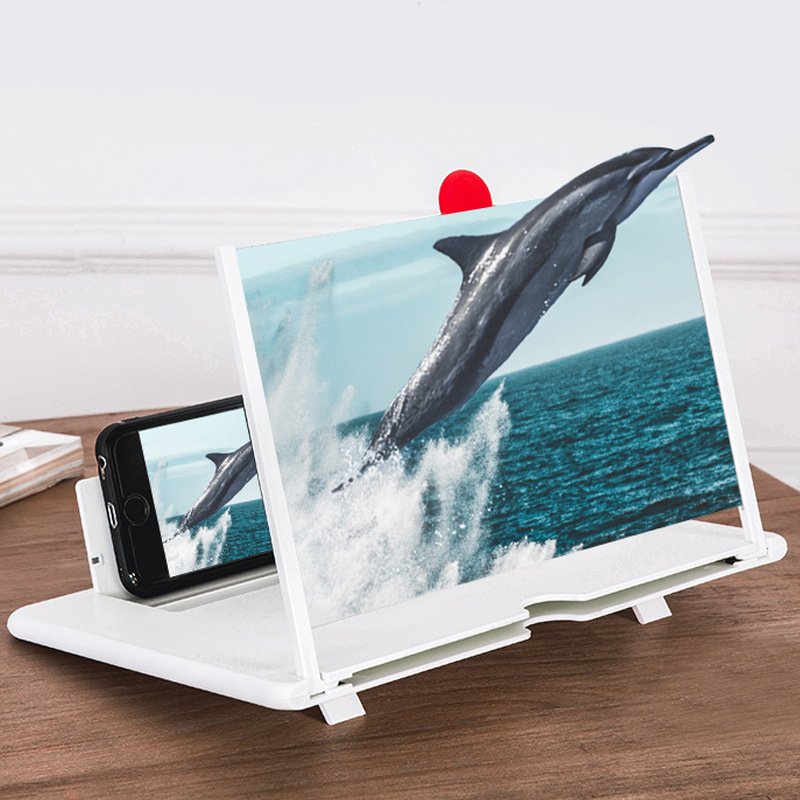 2024 Hot Selling 3d Mobile Phone Screen Magnifier Movie Video Stand Amplifier Desktop Phone Holder 3d Movie Video Stand Wholesal