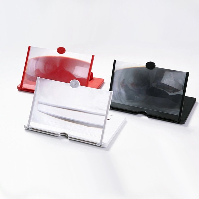 2024 Hot Selling 3d Mobile Phone Screen Magnifier Movie Video Stand Amplifier Desktop Phone Holder 3d Movie Video Stand Wholesal