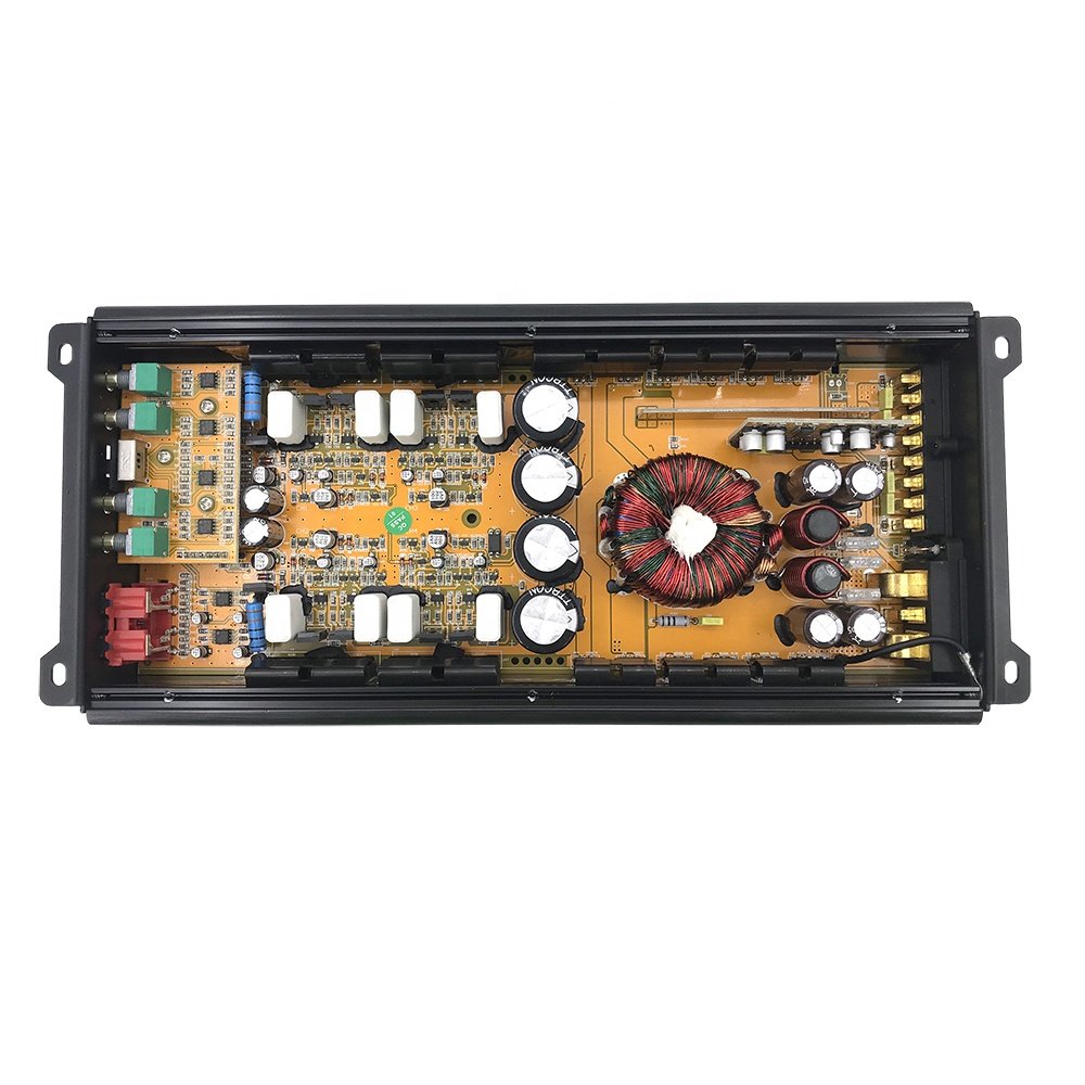 QMF-T100.4 Good Quality Car Amplifier 4 Channels 12v Class AB Car Audio Amplifier