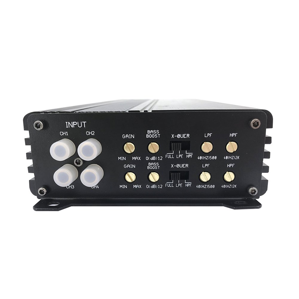 QMF-T100.4 Good Quality Car Amplifier 4 Channels 12v Class AB Car Audio Amplifier