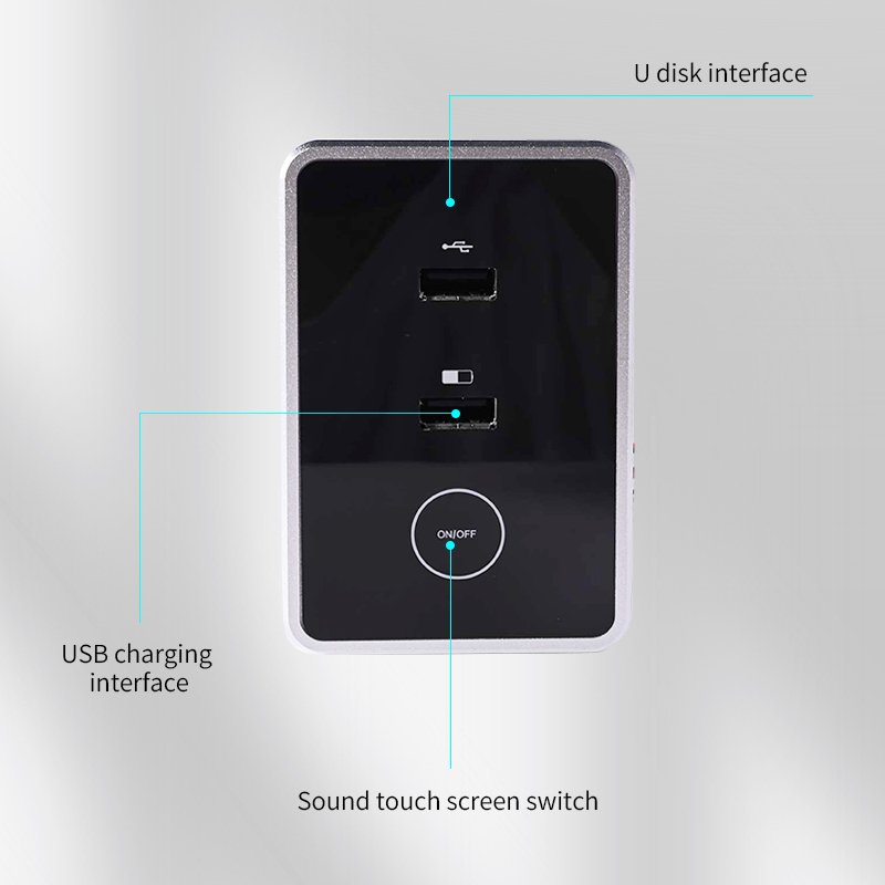 New leisure furniture audio system dual USB rechargeable sofa functional accessories small size easy to install