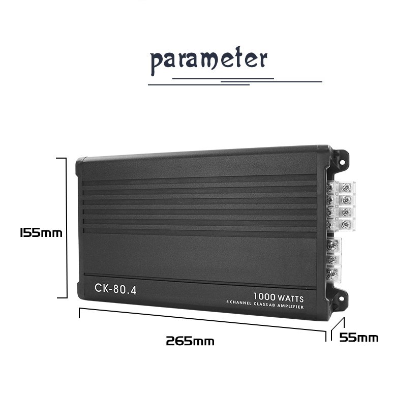Suoer CK Series 12V 4 Channel Class ab Car Amplifier 500w 1000w 1500w 2000w 2500w Car Amplifier Wholesale Car Amp