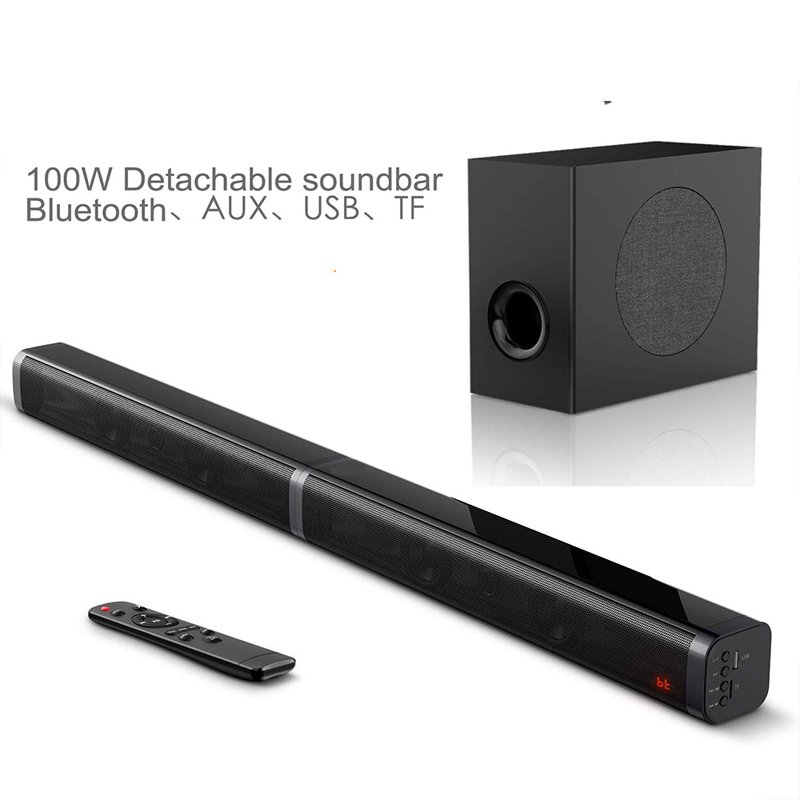 Sound Blaster Bluetooth Speaker Remote Control Home Theater TV Audio Subwoofer Echo Bar Bookshelf Sound Bar Speaker