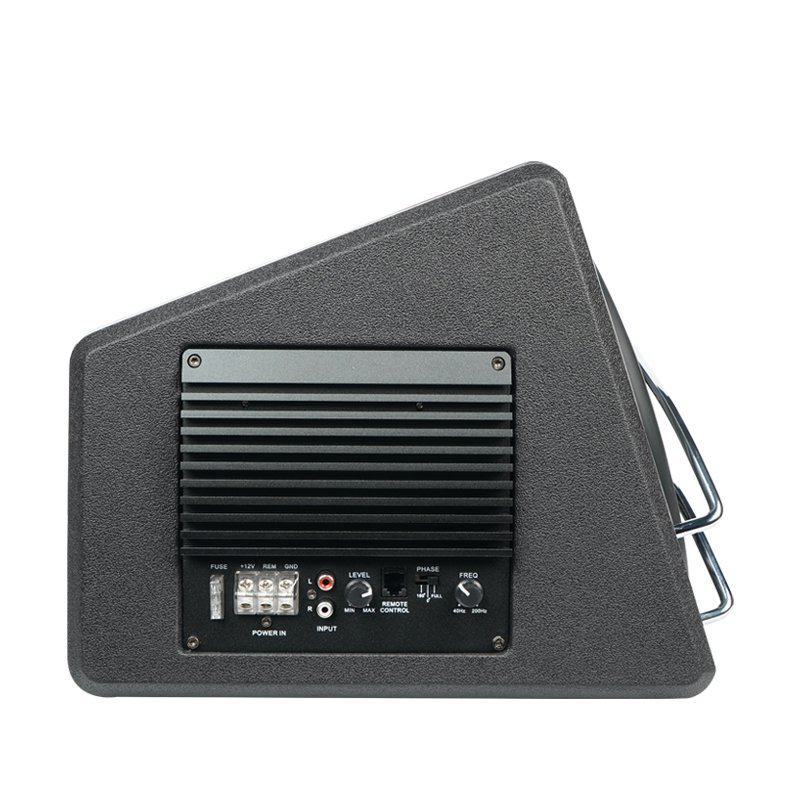 Car Stereo Subwoofer 10 Inch 21 Inch Available Active Enclosure Box Car Subwoofer with Amplifier TF-CARD USB Play