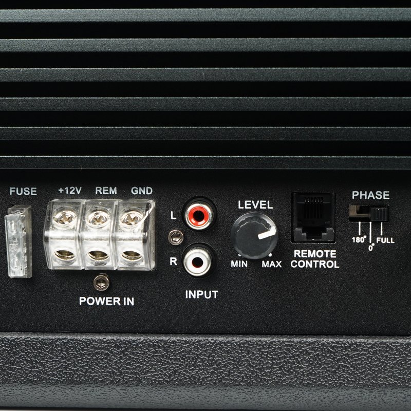 Car Stereo Subwoofer 10 Inch 21 Inch Available Active Enclosure Box Car Subwoofer with Amplifier TF-CARD USB Play