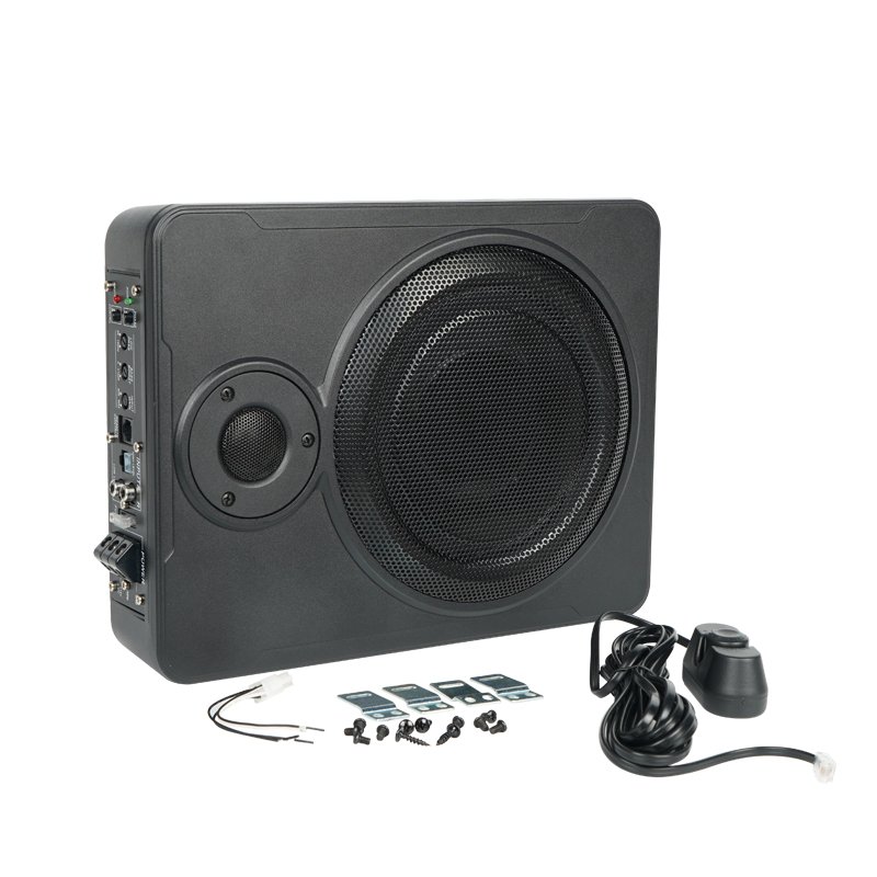 2022 High Sale 3000W Car Amplifier Subwoofer 10 Inch Car Audio Underseat Subwoofer Black Car Subwoofer